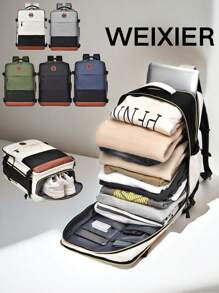 New Large Capacity Dual Shoulder Laptop Backpack, Computer Bag For Travel, Sports, Weekends - Fits Notebook, Stylish & Casual Design, Great Gift For Friends, Family, Birthdays, Holidays Christmas Thanksgiving Gifts For Men Funny Gifts Vacation Boyfriend Gifts Multi-Functional Outdoor Portable Fashionable Casual Student Hiking Dad Gifts Bag For Men Travel Essentials Holiday Essentials School Bag Camping Travel Bag Gym Bag Sports Bag Bags Summer Back To School Beach Bag Beach Laptop Case The Sporty Life Summer Bag Springbreak Bag Pack Hiking Bag Weekend Bag Backpacks Travel Must Haves Large Bag Step Into Spring - Multicolor - View 2
