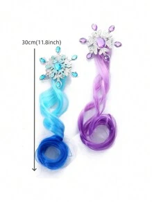1 pezzo Accessori per capelli da ragazza, scrunchie colorati a forma di dopamina, fiocchi, fermagli per capelli intrecciati e raccolti, decorazioni natalizie per capelli, adatti come regali per le vacanze e per uso quotidiano - A - Visualizzare 4