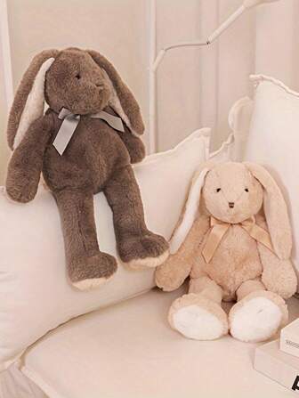 Molutian 30 厘米/11.81 英寸可爱兔子毛绒玩具柔软兔子娃娃填充动物兔子玩具儿童陪伴娃娃生日礼物生日复活节送给孩子的完美礼物 - 家居装饰情人节礼物