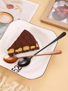 1/4 件不锈钢长柄咖啡勺、冰淇淋勺、甜点勺 日常勺子 返校 - 彩色 - 查看 5