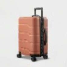 Open Story Hardside Carry On Luggage Hardshell Spinner Suitcase - Brown - View 1