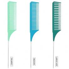 3pcs Plastic Threaded Anti-Slip Steel Tip Hair Dye Combs, High Heat Resistant Salon Professional Hair Coloring Brushes,Hair Brush,Comb,Hair Tools,Hair Products And Accessories For Barber Salon Beauty Travel Essentials,Back To School,Travel Holiday Essentials,Hair Accessories For Women,Brush,Hair Brushes,Edge Brush,Brush Hair,Hair Comb,Comb Hair,Detangling Brush,Ball Brush,Mini Hair Brush,Hair Brush Set,Wooden Comb, Comb, Slick Back Brush, Hairbrush, Edge Brush, Brush Hair, Hair Comb, Hair Brush Set, Comb Hair, Mini Hair Brush, Detangling Brush,Hair Products, Hair Tools, Hair Stuff, Hair Care, Curly Hair Brush, Barber, Barber Accessories, Hairdressing Equipment,Travel Essentials,Hairstyle,Hairdressing,Hair Brush,Slick Back Brush,Styling Brush,Curly Hair Brush,Edge Brush,Hair Comb,Brush Hair,Hair Brush Set,Comb Hair,Comb For Curls,Detangling Brush,Hair Brush For Women,Hair,Travel,Hair Products,Hair Tools,Hair Stuff,Barber,Barber Accessories,Barbershop,Hairdressing Equipment - Multicolor - View 7