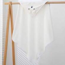 1件装珊瑚绒羽绒被，儿童绣花斗篷，卡通浴巾，婴儿浴巾，毛毯，婴儿羽绒被，吸水浴巾，婴儿宠物浴巾 - 彩色 - 查看 6