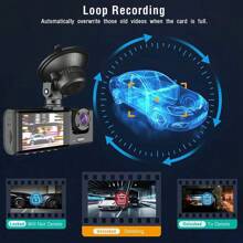 3Channel Dash Cam For Car 1080P Video Recorder WIFI APP Dashcam Car DVR  Front And Rear View Camera Night Vision Car Accessory - X85-wIFI-3Cam - View 8