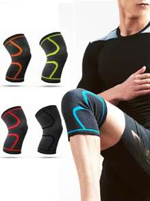 1 件跑步护膝,缓解膝盖疼痛的护膝,弹性运动护具,健身跑步骑行护膝,举重膝盖压缩套,篮球、排球、健身运动弹性包裹护膝 - 彩色 - 查看 12