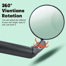 1 para obrotowych lusterek wstecznych do kierownicy roweru górskiego/szosowego 360°, wypukłych o wysokiej rozdzielczości i szerokim kącie widzenia