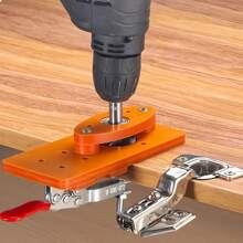 35mm Hinge Drill Guide Jig Set - Invisible Hole Punch Locator For Doors & Cabinets, Woodworking Tool Kit - Multicolor - View 2