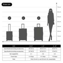 okwish Austin Hard-Shell Suitcase ABS Material, Hard-Shell KABS Material Hardcase Travel Suitcase ABS Material, Hardcase Travel Suitcase, Suitcase Trolleys - 綠色 - 查看 5