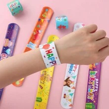 12 Stücke Partywellbänder mit Bauernhoftier-Design, PVC Armband, beliebte Geburtstagspartybevorzugungen, Partyzubehör, Bauernhoftier-thematische Partydekorationen, Baby-Shower Geschlechts-Enthüllungsparty Deko