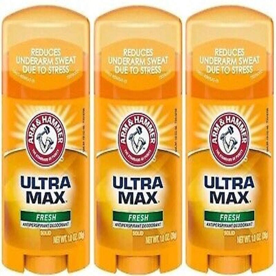 Arm & Hammer Ultra Max Invisible Solid Deodorant, Fresh, 1 Ounce Travel Size (Pack Of 3) - Multicolor - View 1