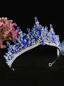 1 Peça Tiara de Noiva Premium com Strass, Adequada para Uso em Casamento, Festa, Aniversário de Mulheres