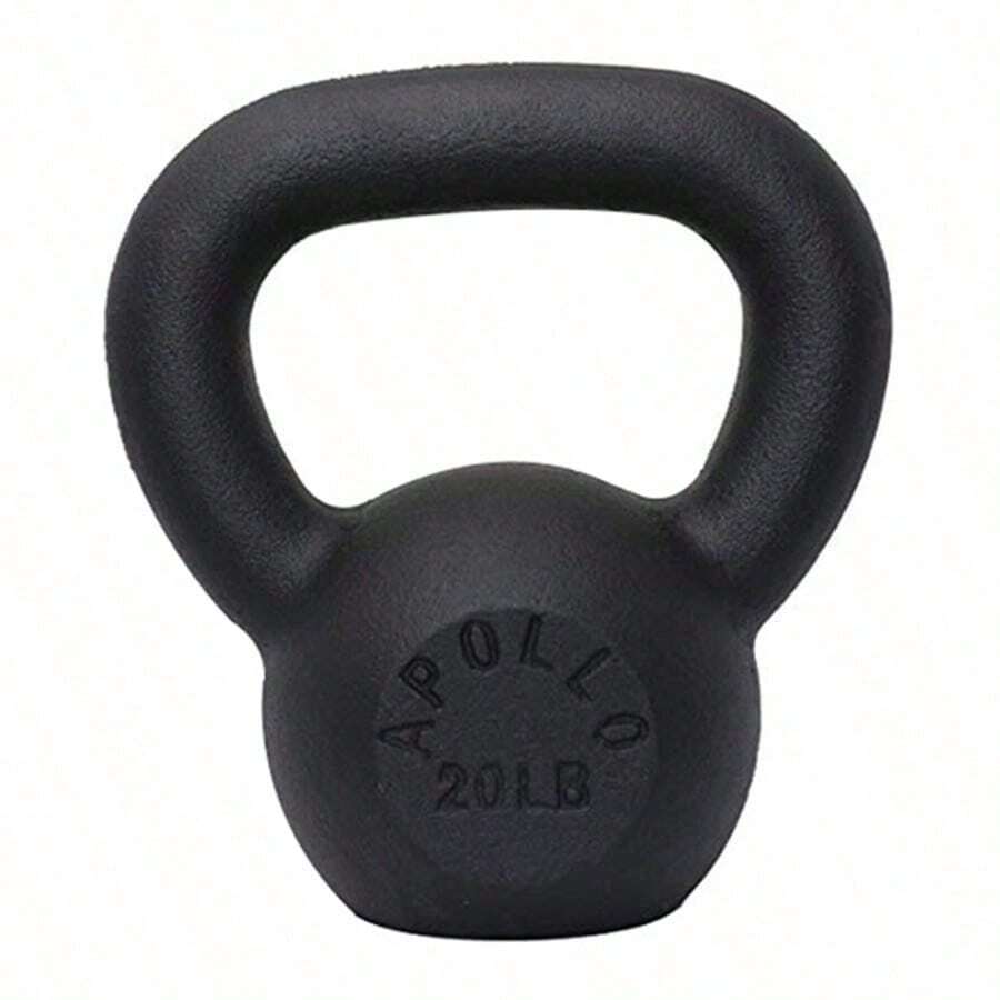 20LBS Solid Cast Iron Kettlebells Ideal For Strength Training, Building Muscles