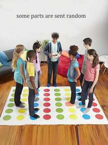 1 Set Of Multi-Player Twister Game Mats For Indoor Party Games, Team Building Games