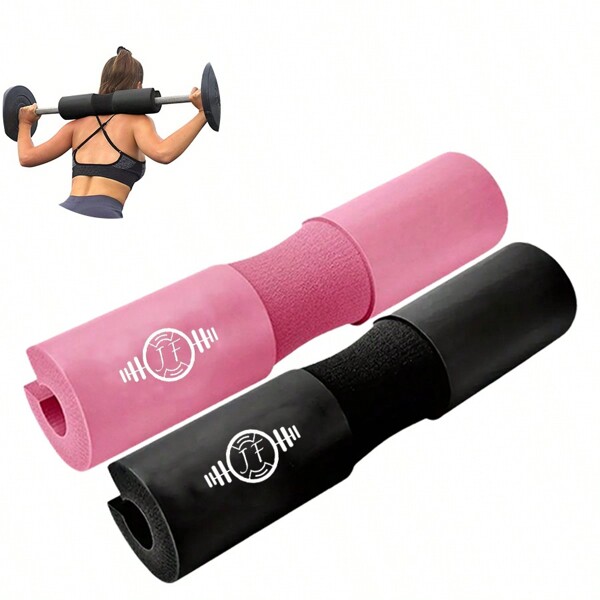 1pc Barbell Sponge Anti-Slip Pad & 2pcs Straps With Pads For Protecting Neck & Shoulder During Squats, Lunges, Weightlifting Fitness Exercise For Men And Women Gym Accessories, Sport, Gym, Home Exercise, Sport Accessories, Gym Accessories, CrossFit Accessories