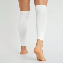 City Comfort Football Sock Sleeves And Leg Warmers Shin Guard One Size Sports - White - View 3