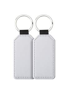 1 Peça Chaveiro de Impressão por Transferência Térmica Dupla Face, Personalizável com Design Pessoal, Logo, Forma Geométrica (Círculo, Quadrado, Retângulo, Coração), Adequado para Presentes, Amigos, Equipes, Casamentos
