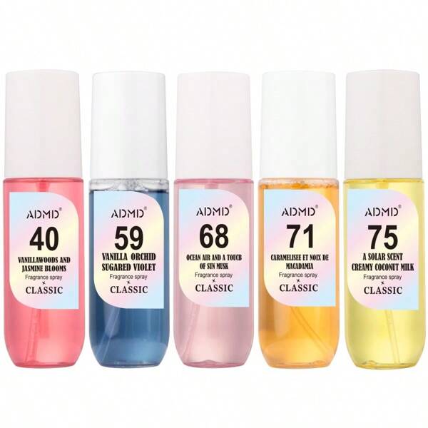 1 pezzo di deodorante ambiente, 90ml, senza alcol, per aria fresca, vestiti deodoranti, profumo floreale e fruttato, perfetto per camere da letto, saloni, case, ambienti aziendali e feste. Ideale come regalo per famiglia, amici, fidanzato e fidanzata. Piccolo e portatile, regalo perfetto.