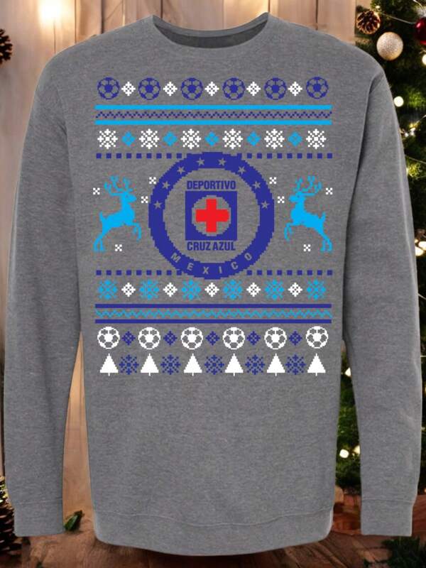 sueter CRUZ AZUL sudaderas navideño regalo año nuevos fiestas navidad