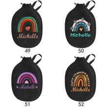 Free Personalized Name Tag Racket Storage Bag, Portable And Large Capacity, Can Store Rackets, Table Tennis Rackets And Tennis Rackets Choice For Outdoor Sports Enthusiasts And Athletes