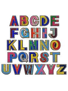 1pc Personalized 26pcs English Letter Metal Lapel Pin, Silver Color, Suitable For Jacket Or Sweater Decoration, Everyday Wear For Couples - Brooch - View 58