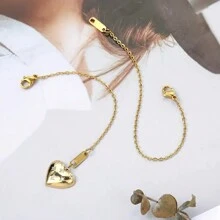 3/6/12pcs Stainless Steel Chain Extender, Necklace Bracelet And Anklet Necklace Chain Extender, Used For Jewelry Making (2.36in 3.93in 5.90in)