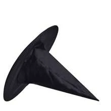 Sombrero de bruja, gorro de mago negro con punta, accesorio de disfraz, gorra para Halloween inelástica para fiestas y eventos de disfraces - Negro - Ver 5