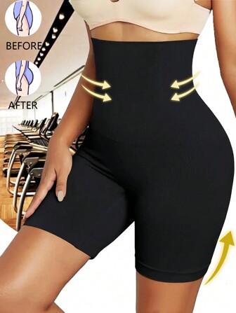 2025年最新款女士运动高腰塑身内裤，适合日常跑步、运动、瑜伽、训练、瘦身、紧身、收腹、提臀、塑身裤和提臀设计。防擦伤无卷边内裤，束腰瘦身收腹提臀紧身裤，健身塑身裤，塑身短裤，健身房配件，收腹带，腰带，收腹束身衣