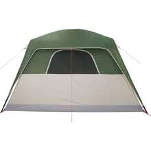 Spacious Waterproof Family Camping Tent With Porch For 6 People In Green - Green - View 8