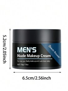 50g Men's Hydrating Face Moisturizer Cream, Matte Finish, Oil Control, Pore Minimizing, Complexion Enhancing, Suitable For All Skin Types