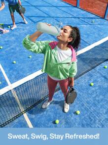 Botella de agua aislada de 18 oz con pajita 2 en 1 y tapa con boquilla, mantiene el frío las 24 horas, a prueba de fugas, botella de agua de acero inoxidable de doble pared para deportes, gimnasio, viajes y escuela