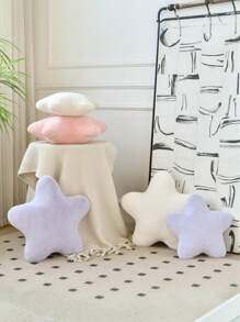 Gối trang trí hình ngôi sao dễ thương, kích thước 11,81"/15,74", chất liệu lông giả mềm mại, trang trí nhà cửa dịp Giáng sinh cho ghế sofa, phòng ngủ, phòng khách, món quà Giáng sinh tuyệt vời cho gia đình và bạn bè. - Hồng - Xem 6