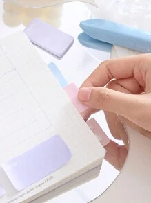 1pc High-Quality Creative Eyeshadow Palette Series Notepad, Colorful Note Pages With Index Stickers Back To School