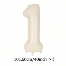 6 baloane folie de aluminiu de dimensiuni mari, cu design de ursuleț, baloane gigantice în formă de număr și inimă, alb lăptos, accesorii pentru petreceri cu tematică de ursuleț, potrivite pentru petreceri de ziua de naștere, petreceri pentru copii, decorațiuni pentru petreceri de burlăcițe (0-9) - Multicolor - Vizualizare 17