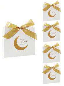 5 件装节日糖果礼品袋、派对礼品盒、开斋节礼袋，适用于派对糖果用品、斋月礼品盒 - 彩色 - 查看 7