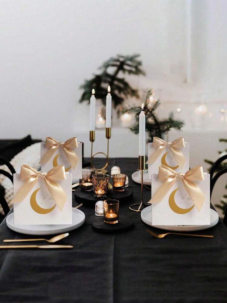 5 件装节日糖果礼品袋、派对礼品盒、开斋节礼袋，适用于派对糖果用品、斋月礼品盒 - 彩色 - 查看 2