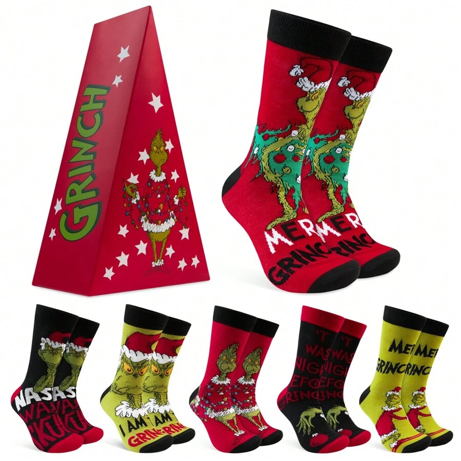 Marvel Socks Multipack Calf Length Soft Breathable Funny Cute Christmas Gift Secret Santa Stocking Stuffers - Multicolor - View 1