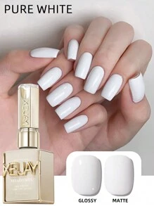 XEIJAYI 15ml 黑白凝胶指甲油入门纯浸泡免擦拭指甲油适合所有季节，4 种颜色可供选择 - 彩色 - 查看 15