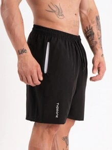 Type One Kit 2 Men's Tactel Sports Shorts Tactel Bermuda Shorts With Elastane Summer Running - Royal Blue - View 4
