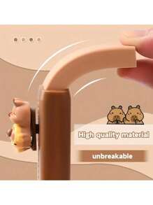 1 Pc Capybara Themed Push-Pull Eraser: High-Quality Synthetic Rubber, Ideal For Daily Office Use - Multicolor - View 3