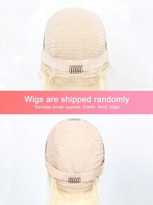 Blonde Bob Wig Human Hair Lace Front Wig For ,13x1x5 T Part Lace Bob Wig Pre Plucked Hairline With Baby Hair Straight Brazilian Virgin Human Hair 613 Blonde Lace Bob Wig 12Inch 180% Density Halloween Costume Party Wig - S613 - View 7