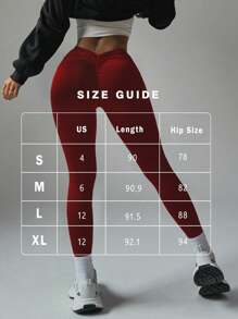 FWH Quần yoga cạp cao định hình với chi tiết chữ V kiểm soát vùng bụng, kiểu dáng ôm sát tôn dáng, thiết kế tối giản sang trọng, cạp cao nén giúp kéo dài vóc dáng, phù hợp cho nhiều môn thể thao, phong cách thể thao cổ điển sang trọng tinh tế, quần yoga cạp chữ V, quần bó tập luyện nâng mông, màu sắc cổ điển, tạo hiệu ứng thon gọn thị giác, quần legging định hình cao cấp mùa xuân. - Màu Đỏ Sâu - Xem 4