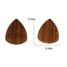 Custom Wooden Guitar Picks ,Personalized Guitar Pick ,Wood Guitar Plectrum ,Music Gift For Guitarist Musician - Multicolor - View 10
