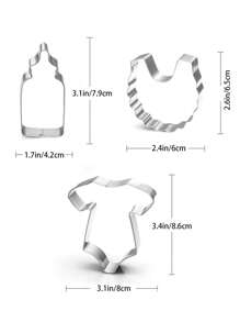 3件套：饼干模具、围兜、奶瓶、DIY不锈钢饼干模具系列 - 餅乾模 - 查看 2