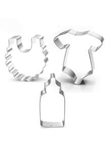 3件套：饼干模具、围兜、奶瓶、DIY不锈钢饼干模具系列 - 餅乾模 - 查看 4
