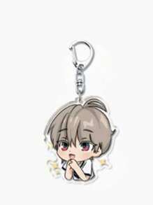 1/7 Pezzi Portachiavi in acrilico con ciondolo a forma di figura di "Lost In The Cloud Cirrus" di stile coreano, accessori per borse, portachiavi, gioielli, regali per fan, accessori per auto, ciondoli per zaini, stile gotico Y2K, portachiavi con porta-badge, regali di Natale per insegnanti, amici, sorelle - Multicolore - Visualizzare 16