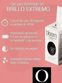 BLOOM Organic Nails Gel Finisher For Nail Application - Clear - View 3