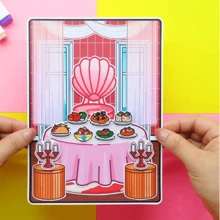 Toca Life Frozen Girls' Friend Book DIY Craft Making Kit, Need Handcrafting Cutting