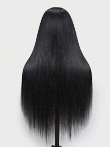 UNice Hair EasiContour™ V Part Glueless Yaki Straight Wig With Invisi Drawstring V Shaped Wig Upgrade U Part Wig No Sew In Clip In Half Wig Beginner Friendly Easy Blend Ready To Wear Go Unice Wigs For Women