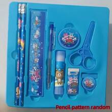Cartoon Stationery Gift Set, 9pcs Children Creative School Supplies Learning Gift (Packaging Color Random) - Multicolor - View 3