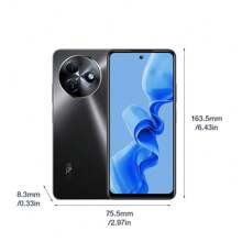 itel Teléfono móvil S24 de 6.6'', 8GB RAM/256GB ROM, Android 13 - Negro, Batería súper de 5000mAh para mantenerte con energía todo el día, Cámara frontal de 8MP, Cámara trasera de 108MP, Modo Súper Nocturno, Modo Retrato, Belleza de Video, Video Dual